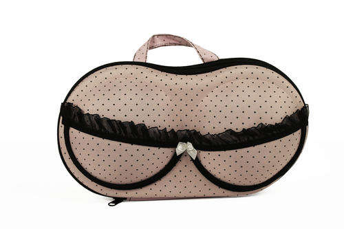 Bra & Panty Organiser - Light Pink Spot