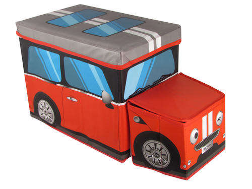 Ottoman Storage -  Kids Mini Cooper