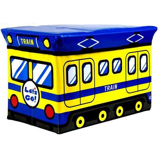Ottoman - Kids - Train Lrg