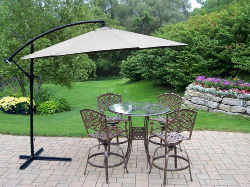 Cantilever Umbrella - White