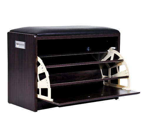 Fine Living Wooden Shoe Box Ottoman