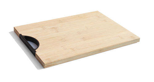 Cutting Board - Bamboo (Black Handle) 25 x 36cm