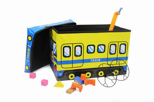 Ottoman - Kids - Train Lrg