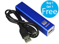 Powerbank Metallic Blue - Buy 1 Get 1 Free - Free shipping
