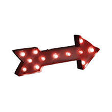 Arrow Marquee Sign