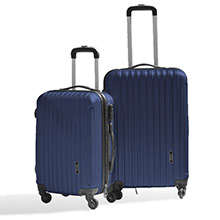 Luggage - 2 Piece Trolley Bag - ABS