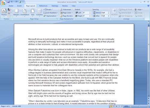 Word 2007