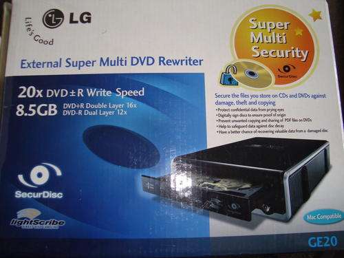 LG EXTERNAL DVD WRITER-------BRAND NEW !!!