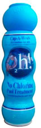 O 2 H-------BOX OF 12-------NO CHLORINE POOL TREATMENT !!!