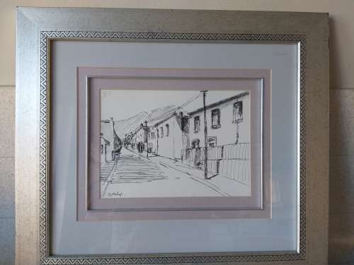 Don Madge- Pen sketch District six scene