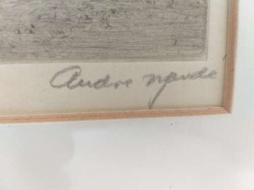 Andre Naude etching