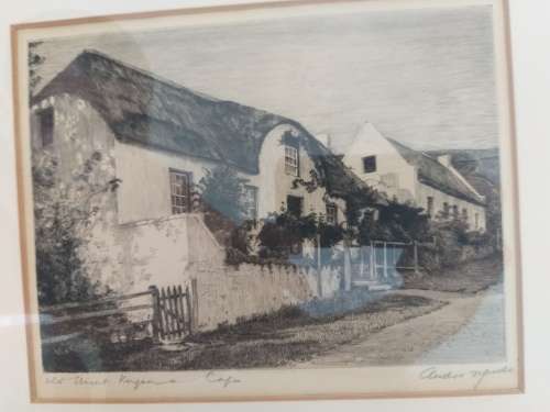 Andre Naude etching