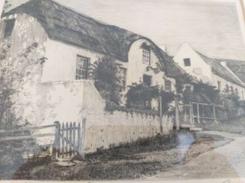 Andre Naude etching