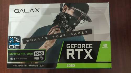 Used Galax GeForce RTX 3060 - Warranty until Nov 2024