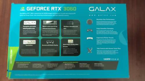 Used Galax GeForce RTX 3060 - Warranty until Nov 2024