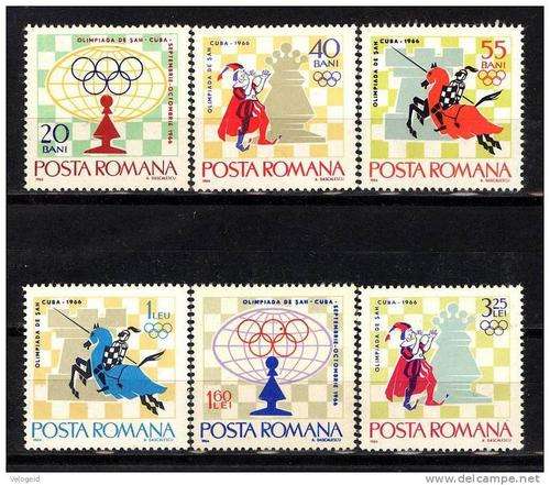 Romania. 1966. Chess Olympiad Havana