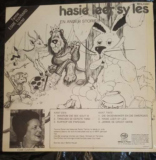 Hasie leer sy les