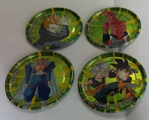 Dragonball Z - Click metal Tazos