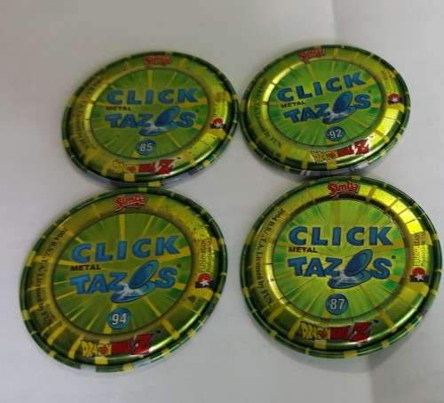Dragonball Z - Click metal Tazos