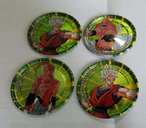 Dragonball Z - Click metal Tazos