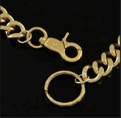 Heavy Gold Tone Link Wallet Chain Jeans Chain