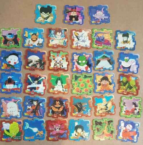 Dragonball Z Super Cube Tazos - Not Full Collection (33 Tazos)