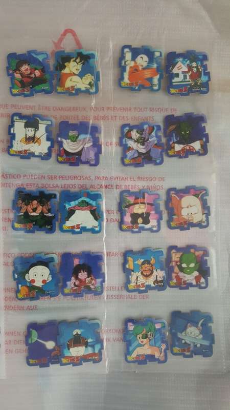 DRAGONBALL Z TAZOS METAL TAZOS FULL COLLECTION