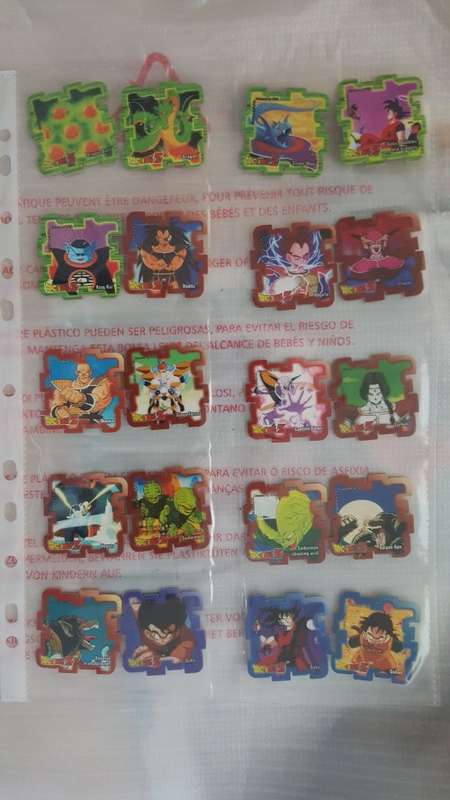 DRAGONBALL Z TAZOS METAL TAZOS FULL COLLECTION