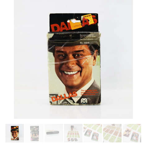RARE!!! Original Boxed 1980 Mego Corp Dallas Card Game!!!