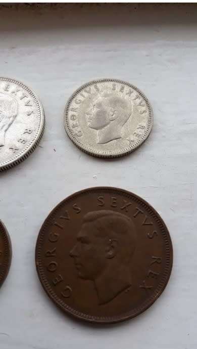 COMPLETE COLLECTION OF 1952 SA UNION COINS - CROWN TO FARTHING!