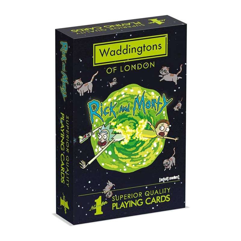 Waddingtons Rick and Morty and Harry Potter Cards - White