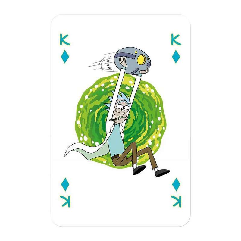 Waddingtons Rick and Morty and Harry Potter Cards - White