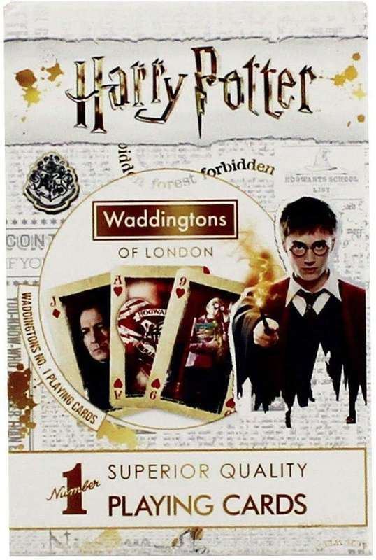 Waddingtons Rick and Morty and Harry Potter Cards - White