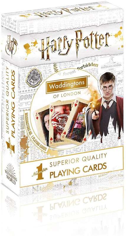 Waddingtons Rick and Morty and Harry Potter Cards - White