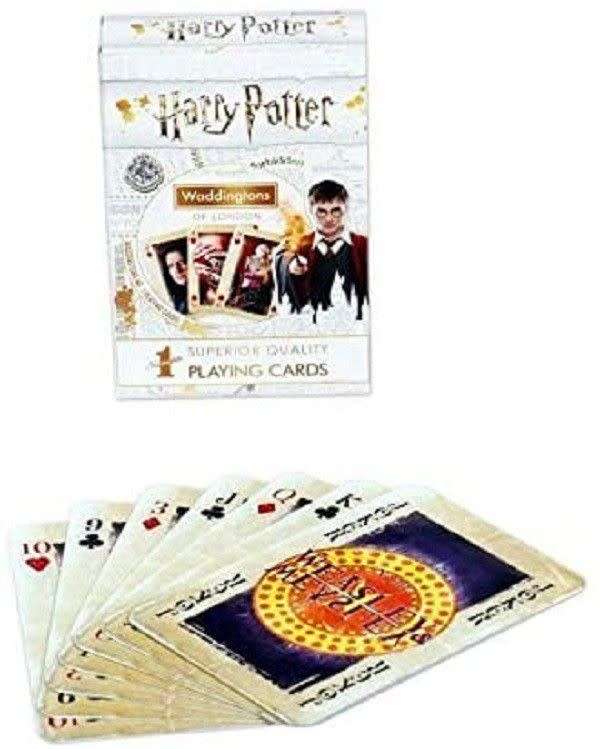 Waddingtons Rick and Morty and Harry Potter Cards - White