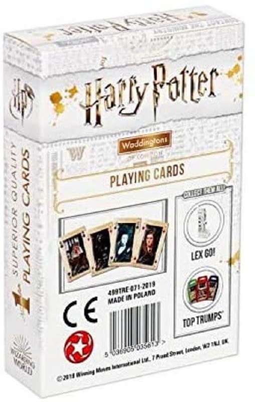 Waddingtons Rick and Morty and Harry Potter Cards - White