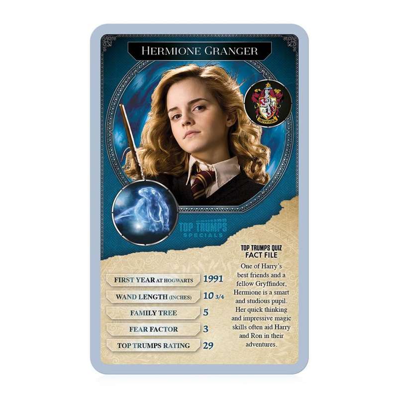 Top Trumps Harry Potter Top 30 Witches and Wizards