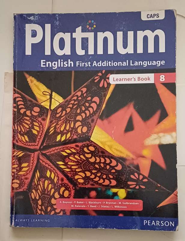 PLATINUM ENGLISH FIRST ADDITIONAL LANGUAGE CAPS - LEARNER'S BOOK GRADE 8