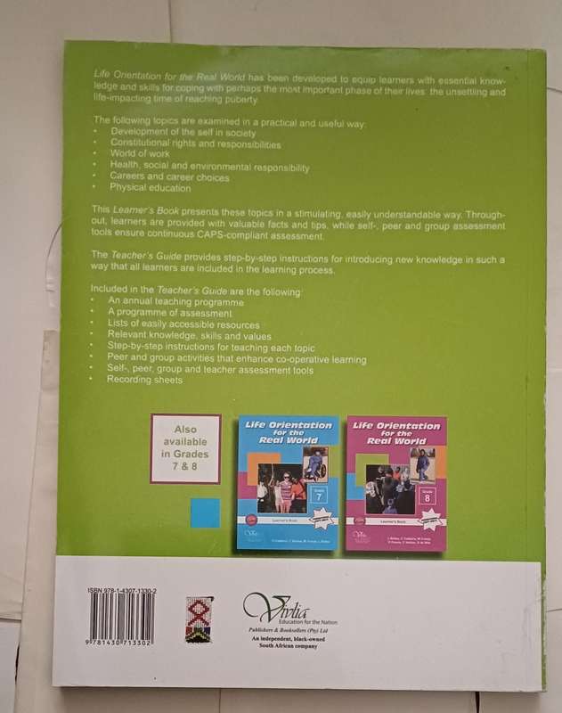 LIFE ORIENTATION FOR THE REAL WORLD CAPS - LEARNER'S BOOK GRADE 9