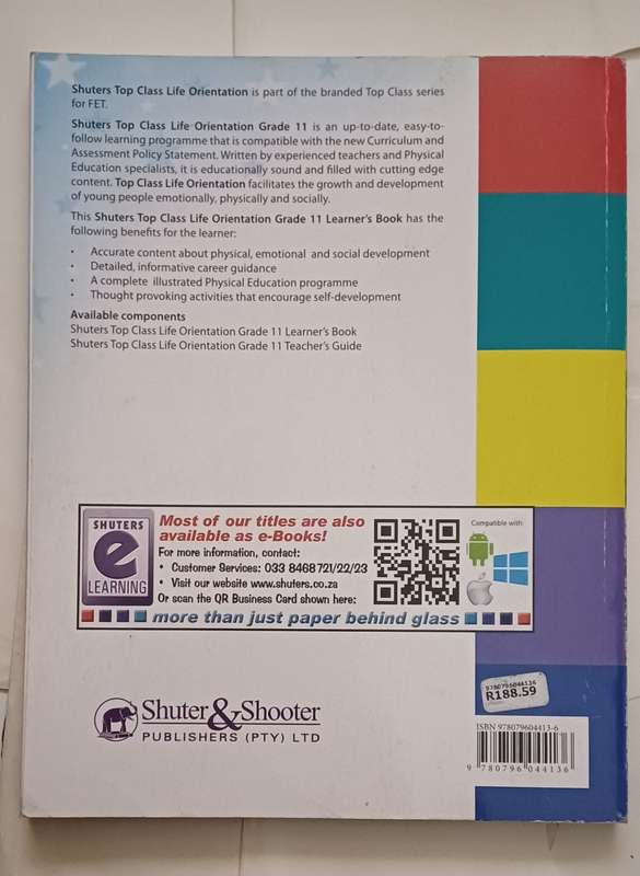 SHUTERS TOP CLASS LIFE ORIENTATION CAPS - LEARNER'S BOOK GRADE 11