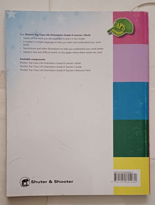 SHUTERS TOP CLASS LIFE ORIENTATION CAPS - LEARNER'S BOOK GRADE 8