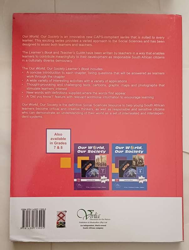 OUR WORLD OUR SOCIETY CAPS - LEARNER'S BOOK GRADE 9