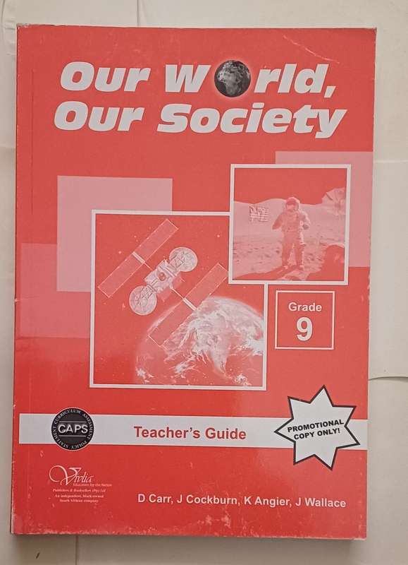 OUR WORLD OUR SOCIETY CAPS - TEACHER'S GUIDE GRADE 9