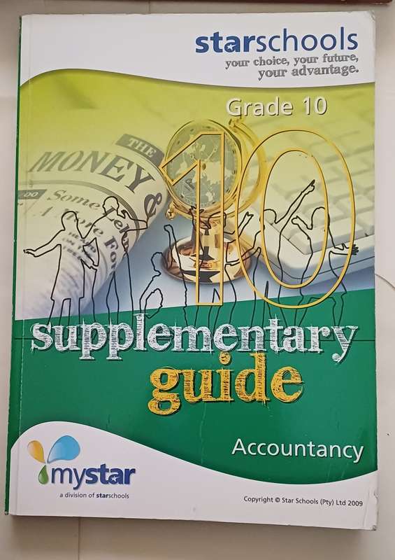 STARSCHOOLS SUPPLEMENTARY GUIDE ACCOUNTANCY GRADE 10