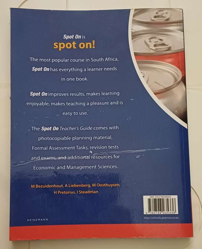 SPOT ON ECONOMIC AND MANAGEMENT CAPS - LEARNER'S BOOK GRADE 9