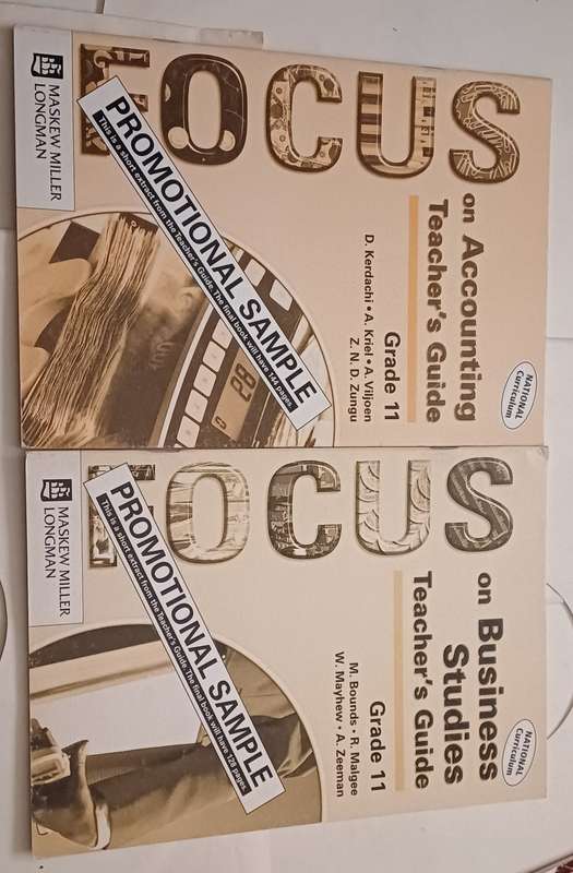 FOCUS ON TEACHER'S GUIDE GRADE 11 PROMOTIONAL SAMPLE