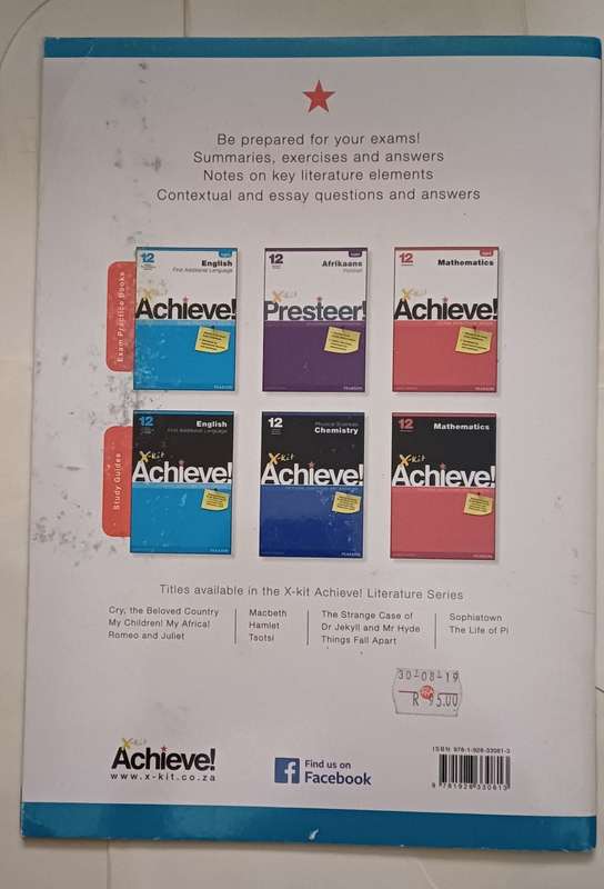 CAPS X-KIT ACHIEVE! TSOTSI ATHOL FUGARD LANGUAGE GRADE 11
