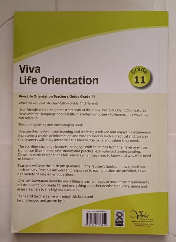 CAPS VIVA LIFE ORIENTATION TEACHER'S GUIDE GRADE 11