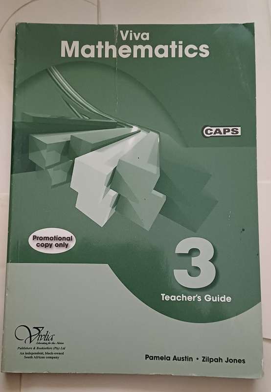 CAPS VIVA MATHEMATICS TEACHER'S GUIDE GRADE 3