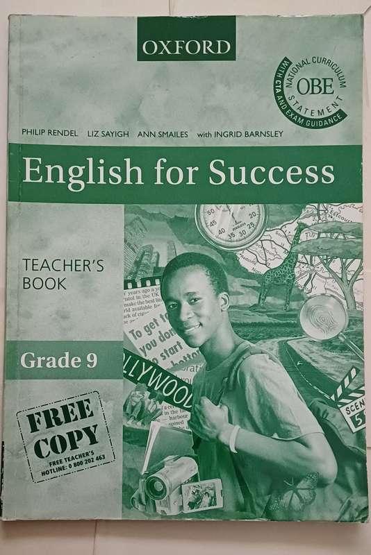 OXFORD ENGLISH FOR SUCCESS TEACHER'S BOOK GRADE 9